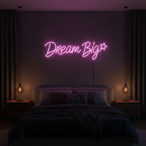 Custom Neon Sign - Pink Bedroom